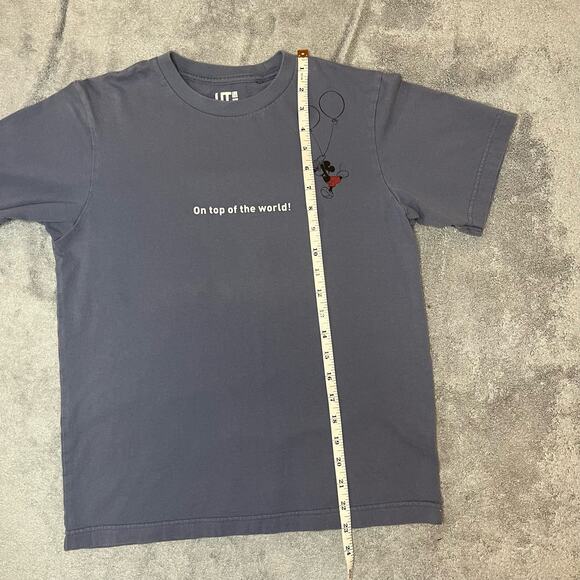 Disney Blue Mickey Mouse Character On Top of The World Balloons Lounge Size XS - Picture 4 of 9